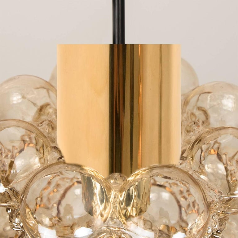 large cascade light fixture with seven pedant lights by helena