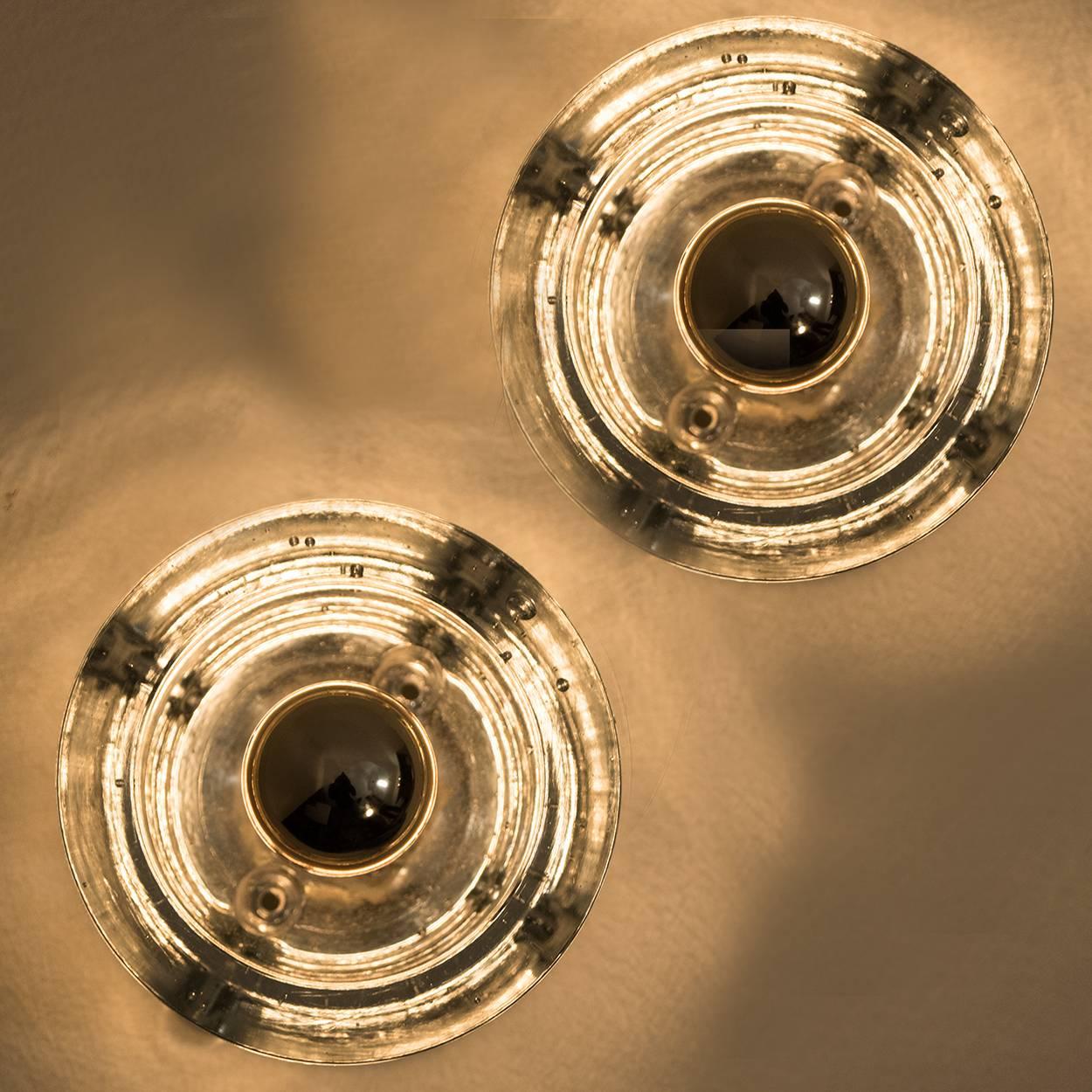 20th Century Set of Six Handblown Table/Wall or Ceiling Lights, Germany, 1960