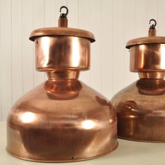 Copper-Plated Industrial Pendant Lights