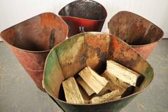 Antique French Grape Harvesting Baskets