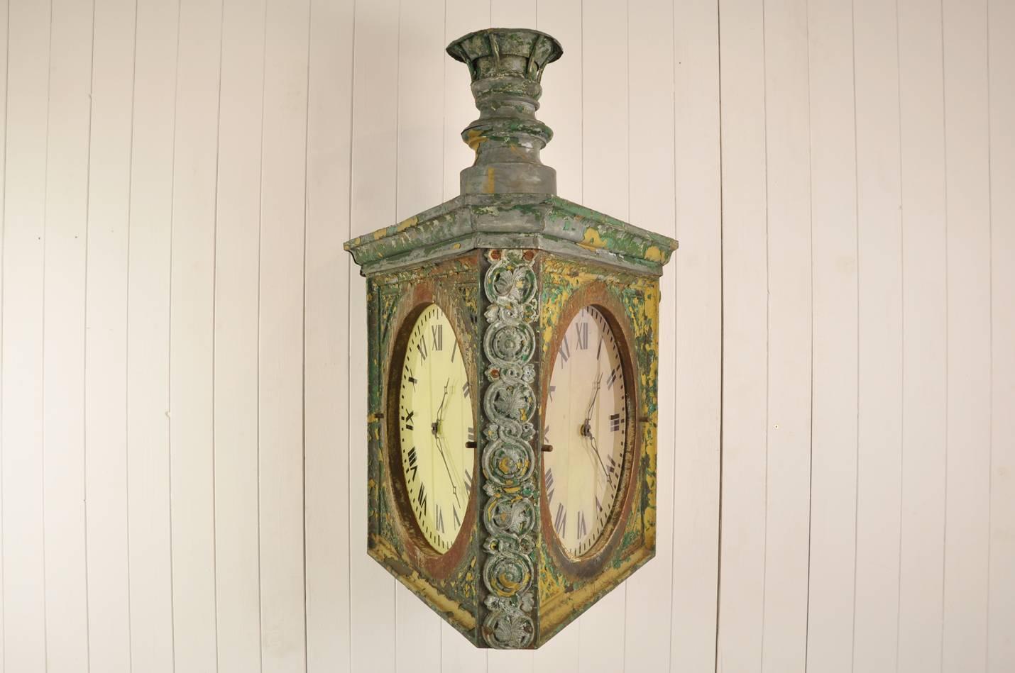 Dutch 19th Century Rare Station Clock 1
