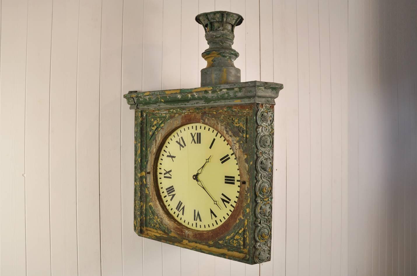 Dutch 19th Century Rare Station Clock 2