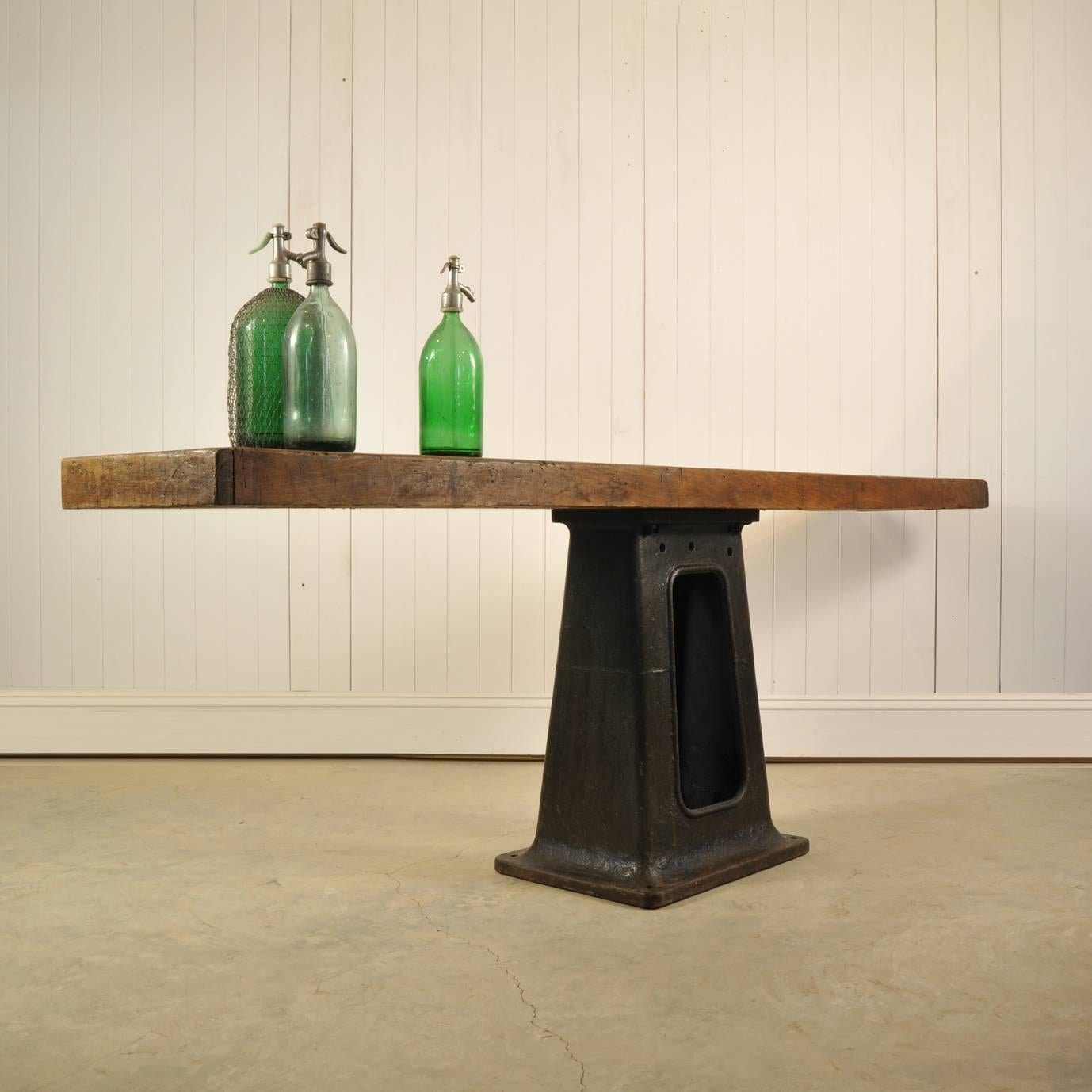 Iron Refined Industrial Workbench or Console
