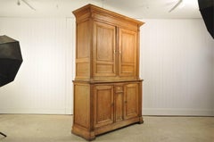 18th Century Antique French Oak Linen Cupboard