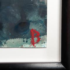 Abstract Scandinavian Painting, Watercolor & Acrylic on Paper by Jens Birkemose