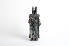 Ceramic Blue Urn