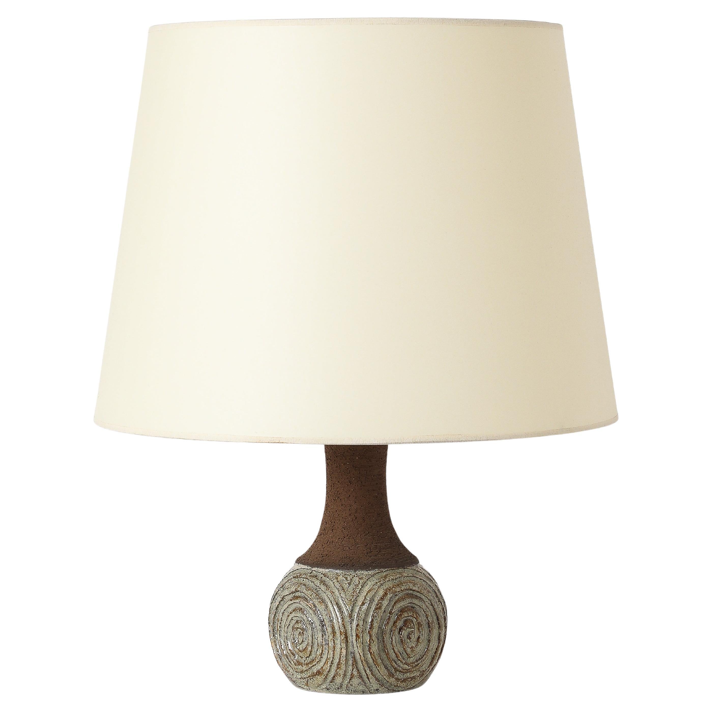 Danish Ceramic Lamp, Denmark 1960's