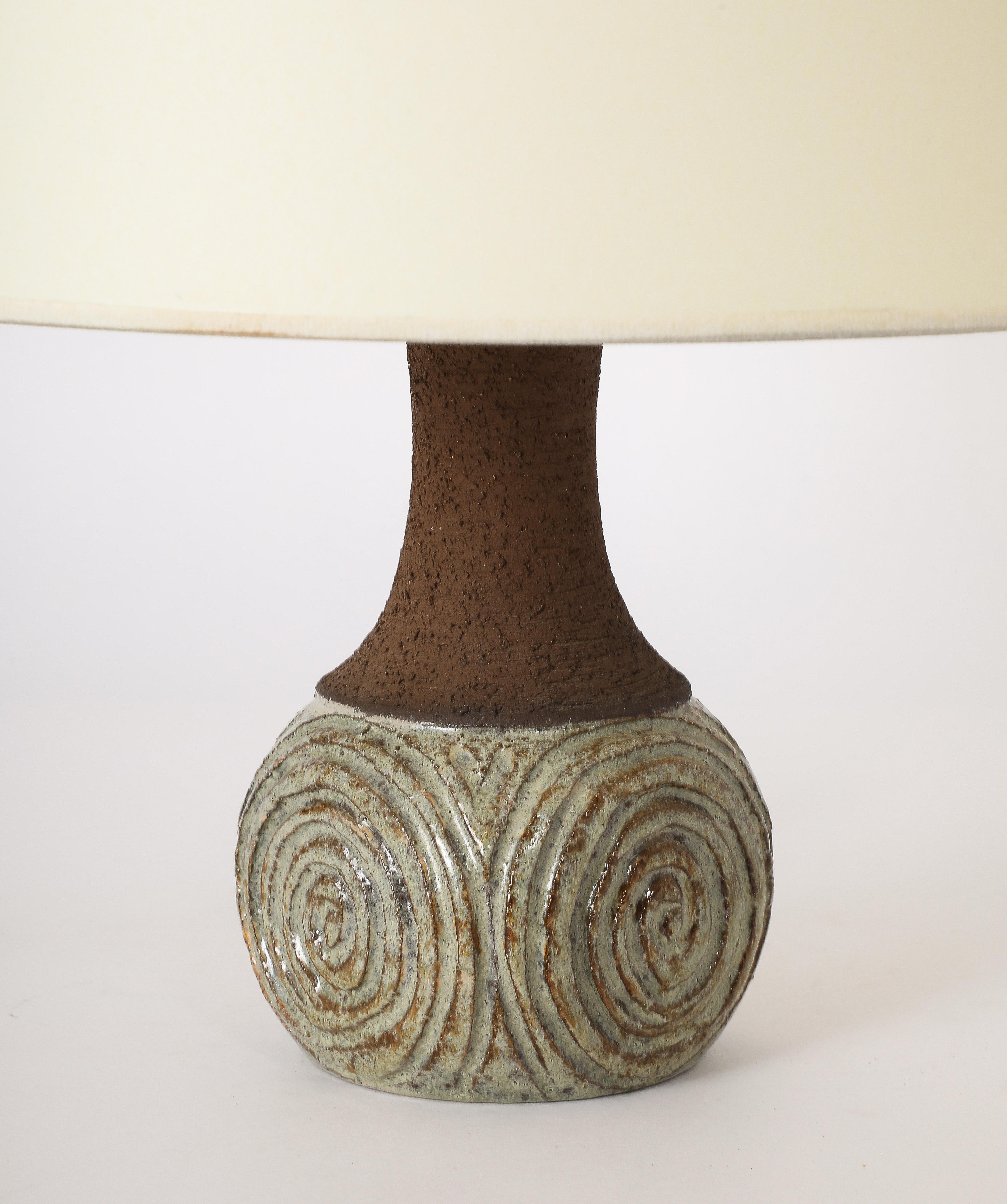 Mid-Century Modern Lampe danoise en céramique, Danemark, années 1960 en vente