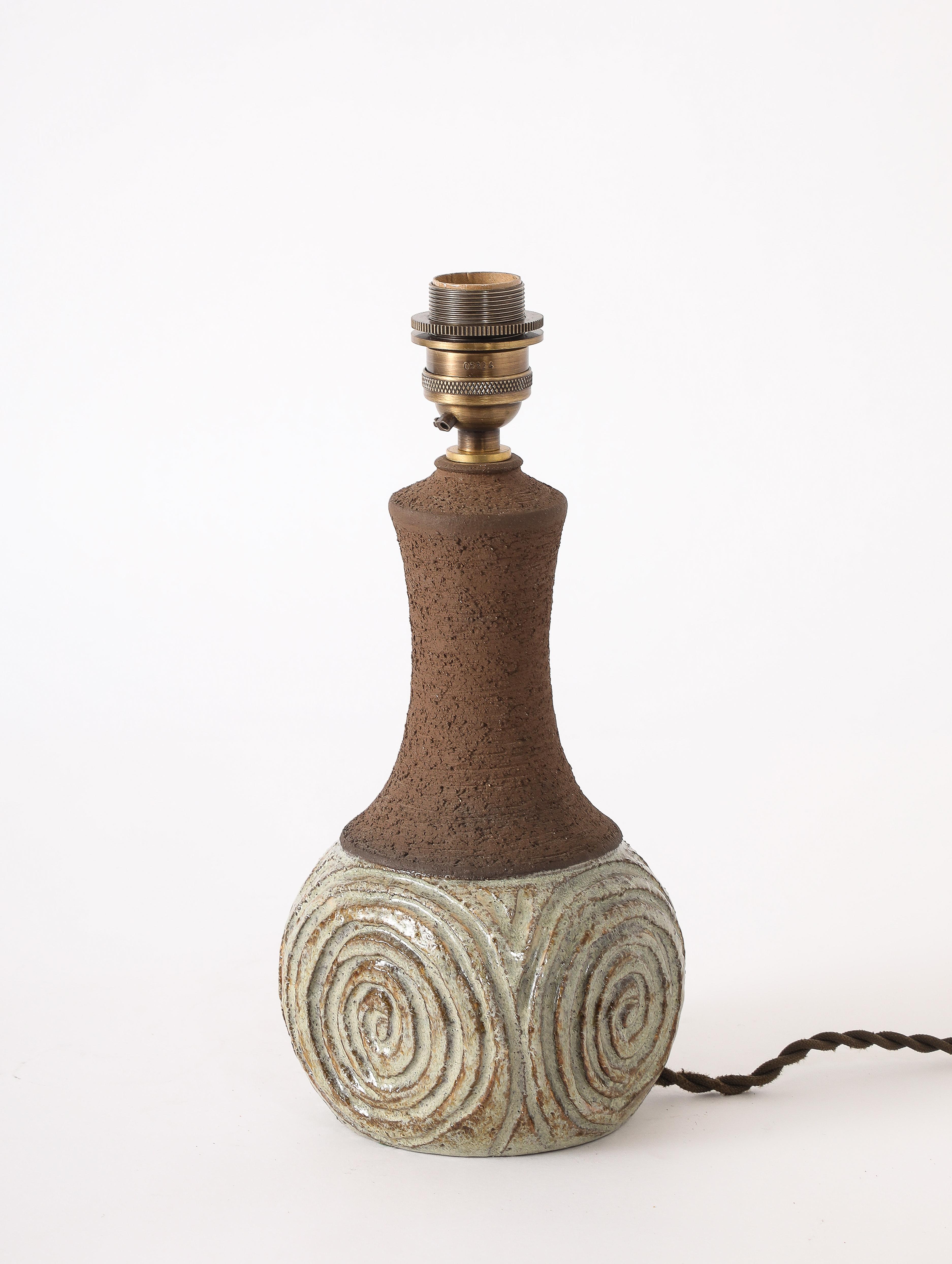 Lampe danoise en céramique, Danemark, années 1960 en vente 6