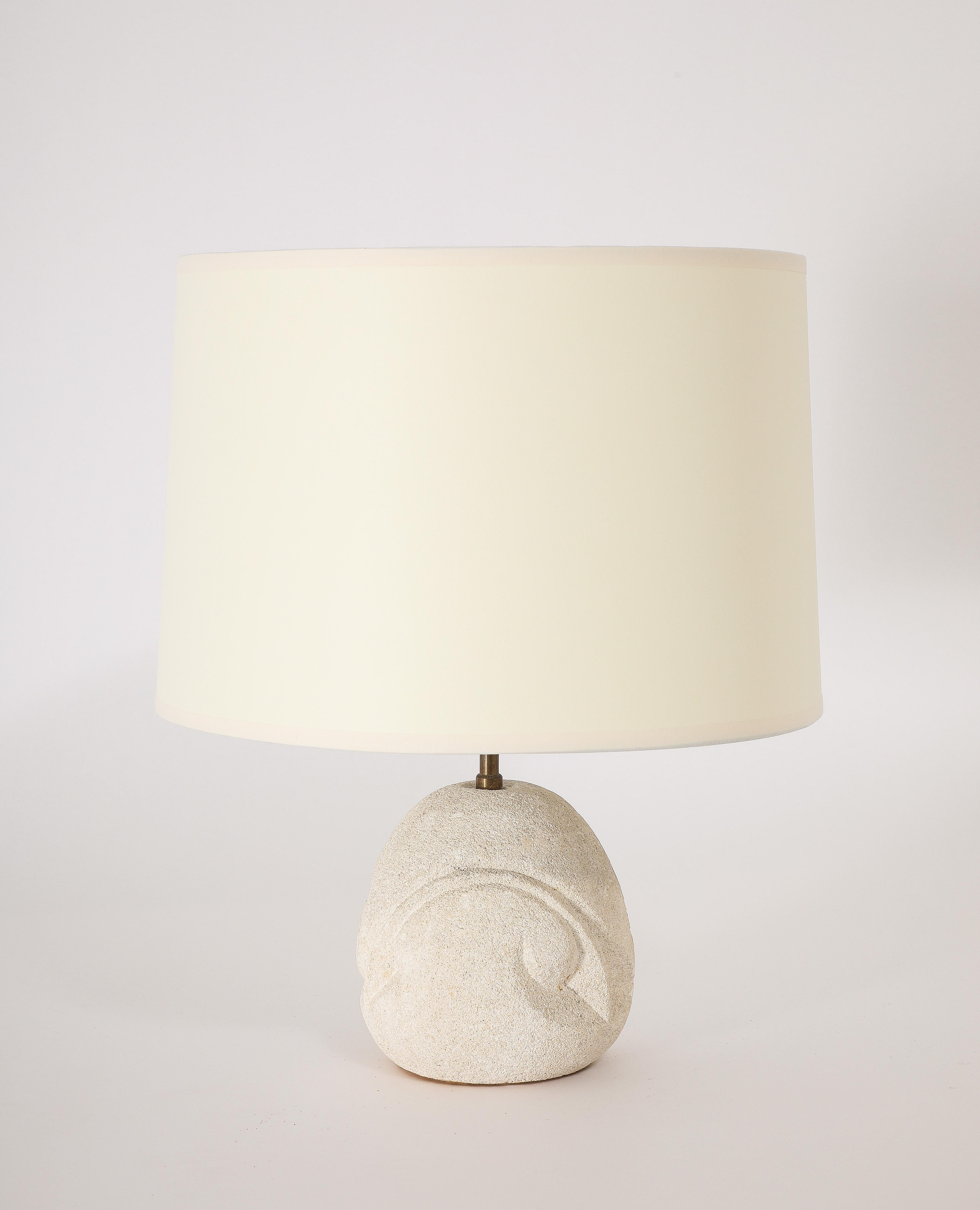 Mid-Century Modern Tormos Abstract Ovoid Lamp, France 1960's For Sale