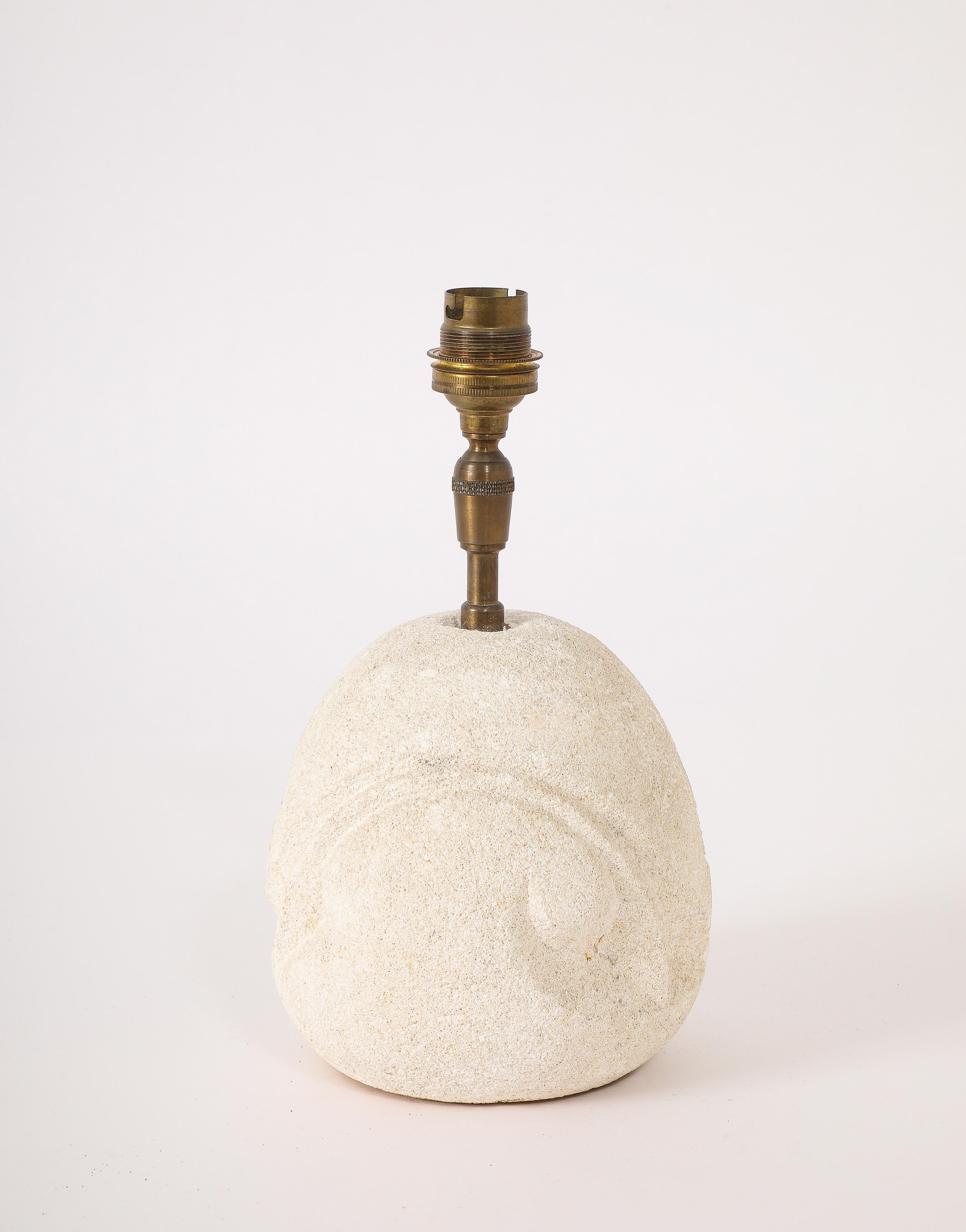 Tormos Abstract Ovoid Lamp, France 1960's In Good Condition For Sale In New York, NY