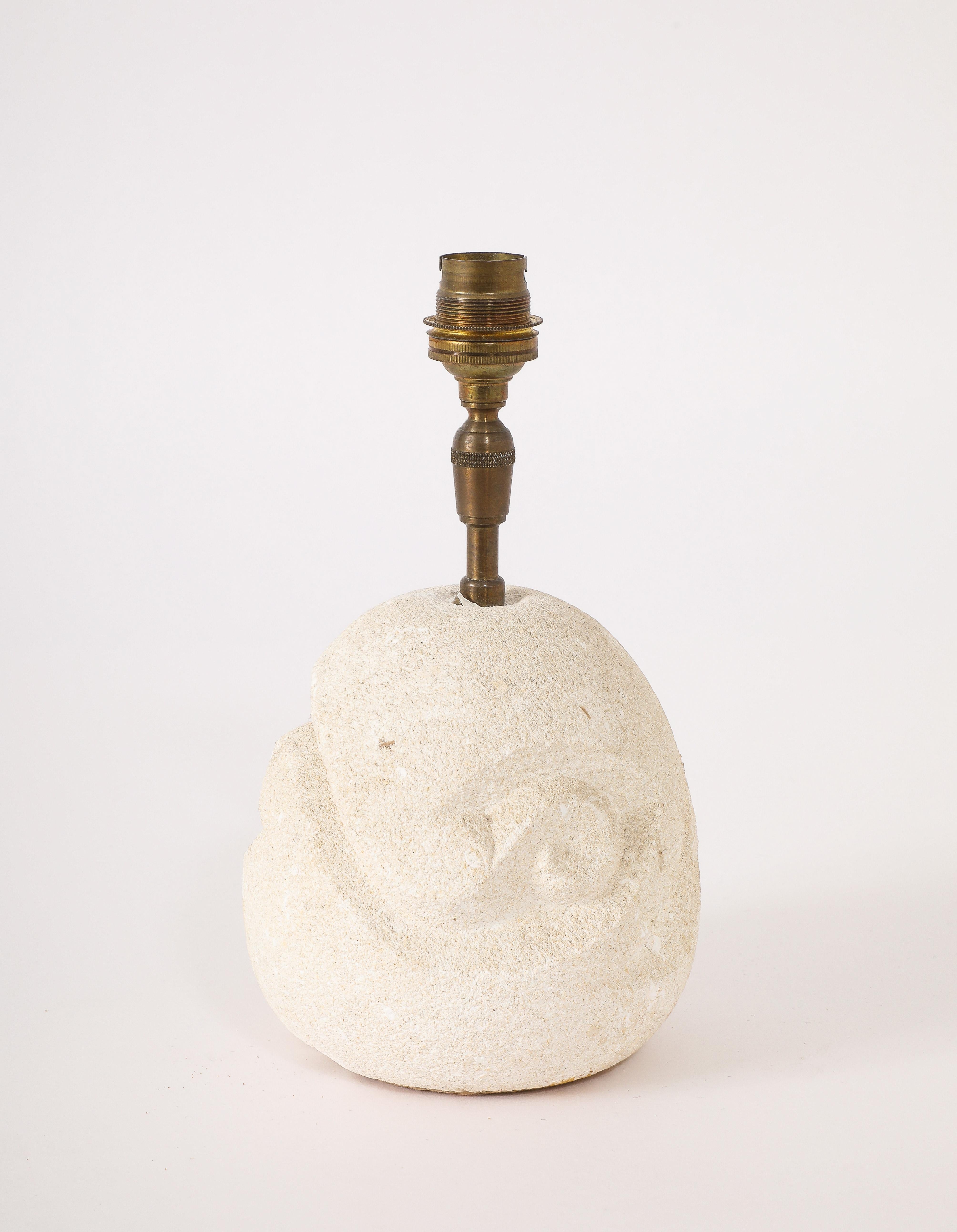 20th Century Tormos Abstract Ovoid Lamp, France 1960's For Sale