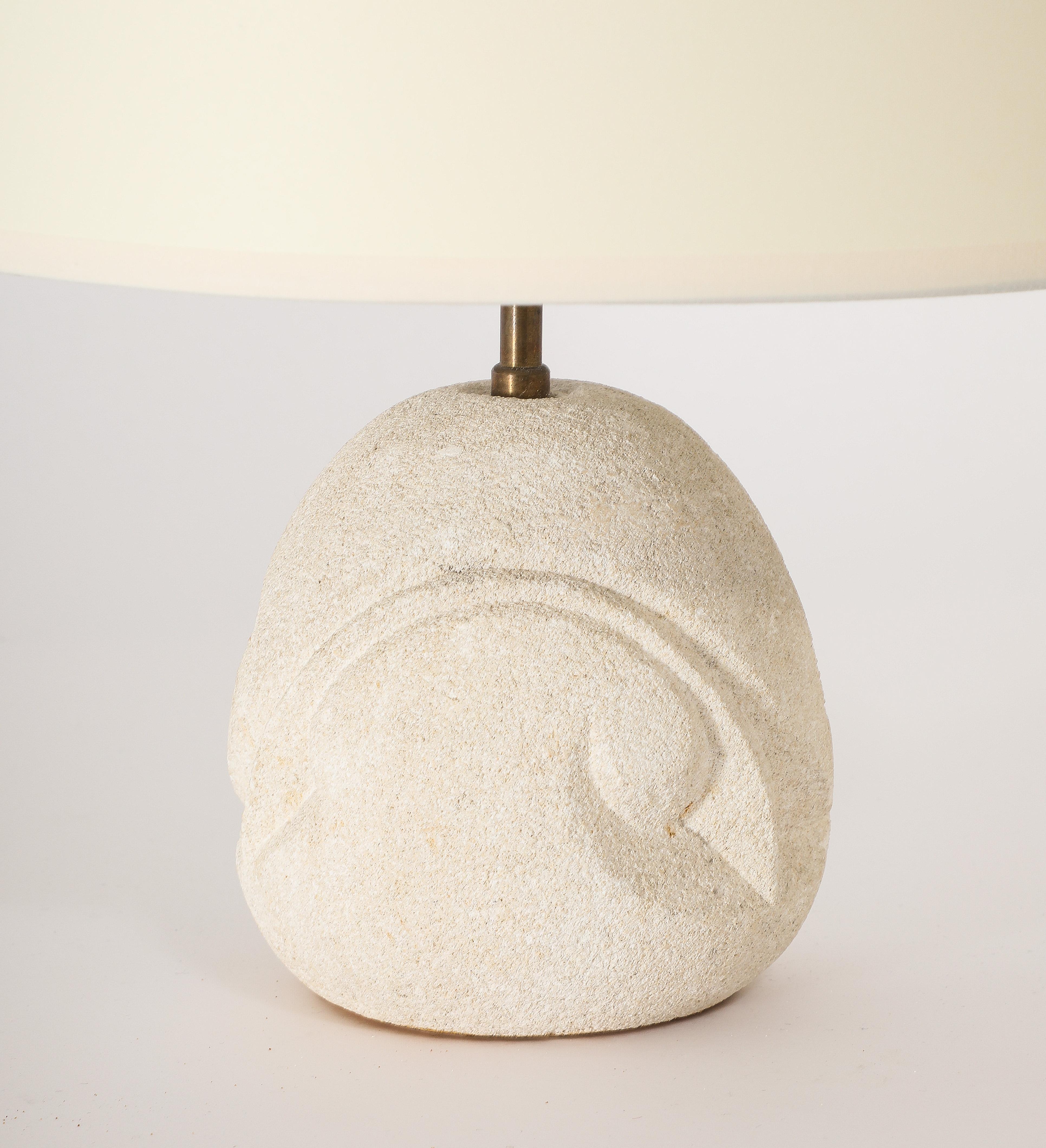 French Tormos Abstract Ovoid Lamp, France 1960's For Sale