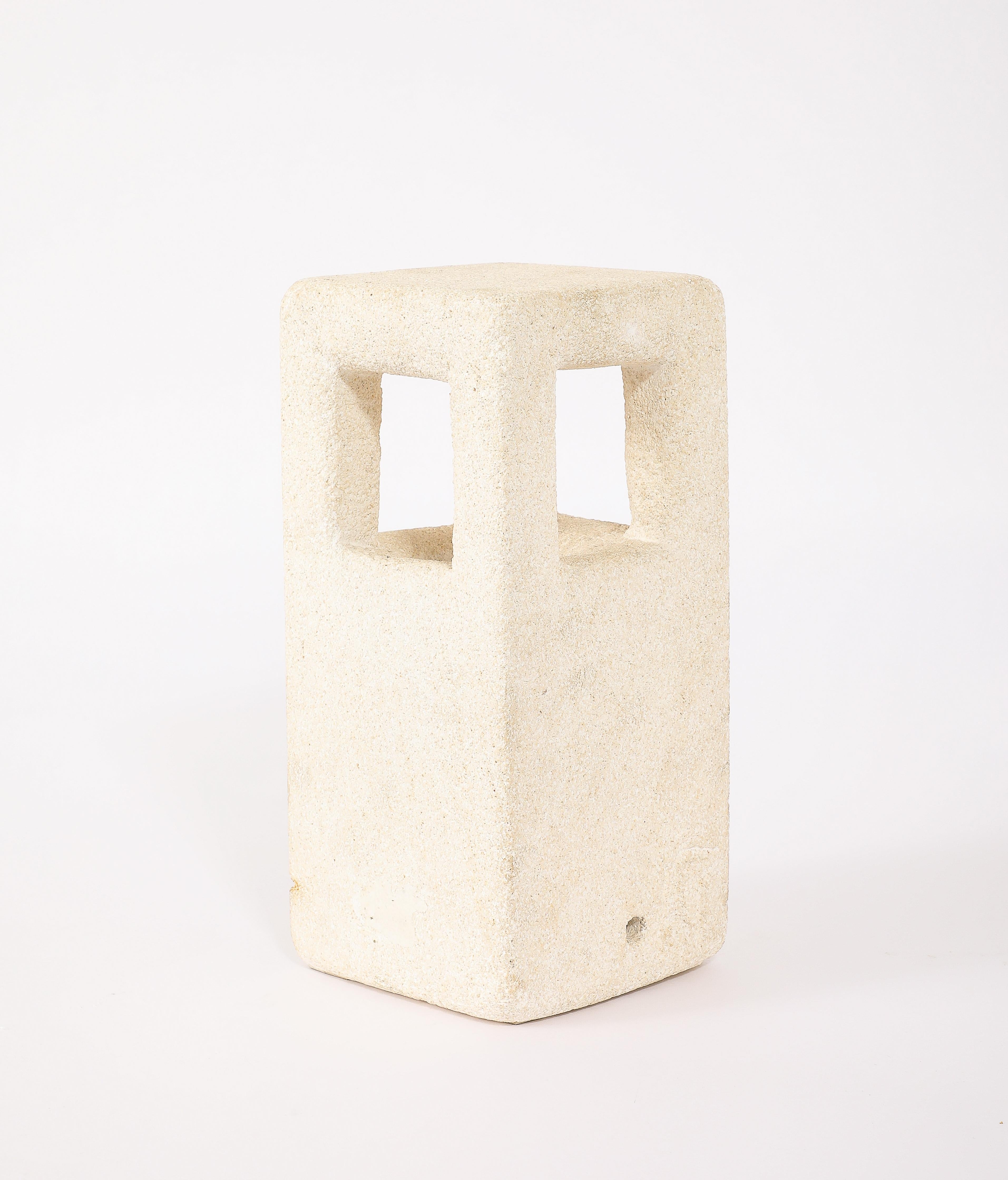 A. Tormos Blocklampe mit Ausschnitt, Frankreich 1960er Jahre im Angebot 7