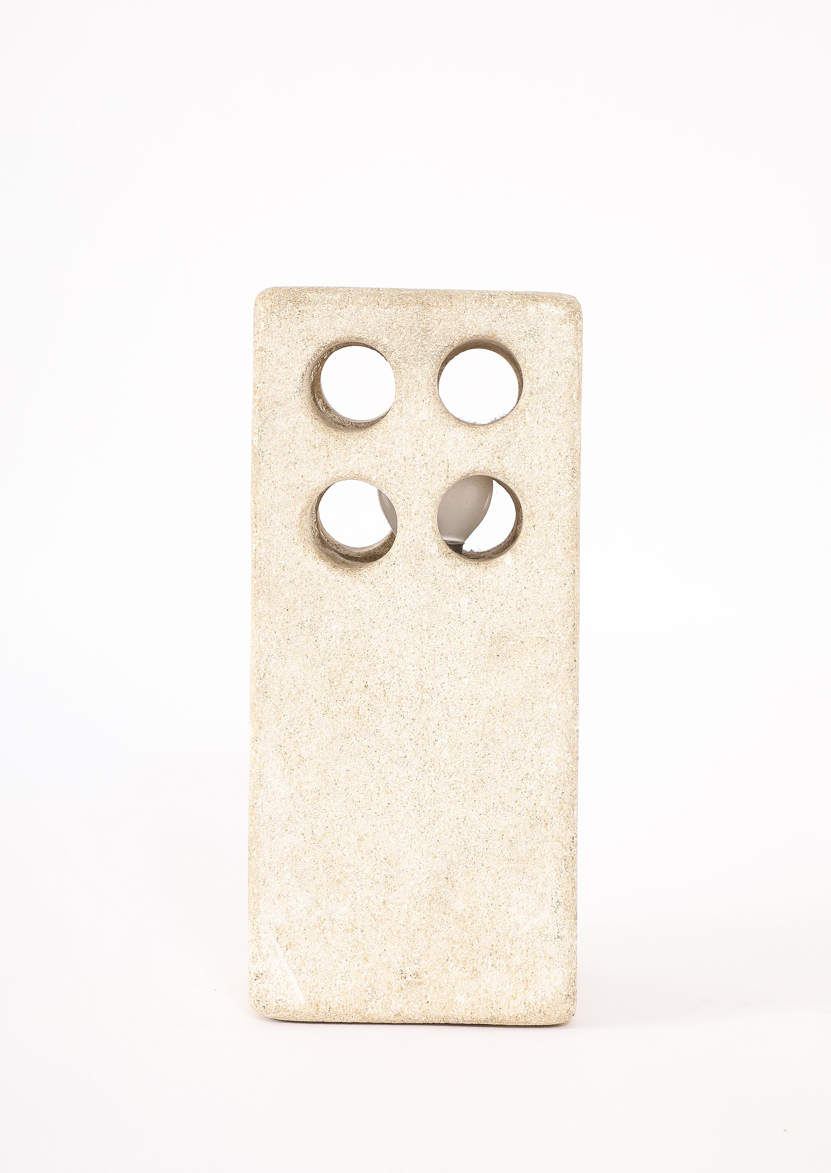Tormos Pierced Block Lamp, France 1960's For Sale 3