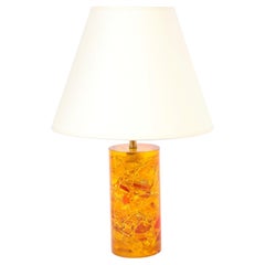 Marie-Claude De Fouquieres Resin Table Lamp, France 1960's