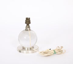 Jacques Adnet Baccarat Cristal Lamp, France 1960's