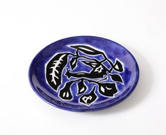 Blue Jean Lurçat Plate, France 1960's