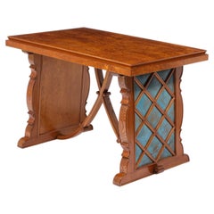 Burlwood Coffee Table, France 1940's