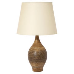 Large Earthenware Lamp, USA 1960's