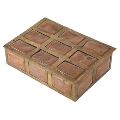 Lattice Metal Box, France 1940's
