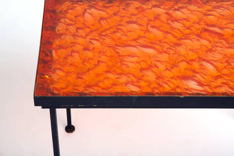 Image result for resin table orange