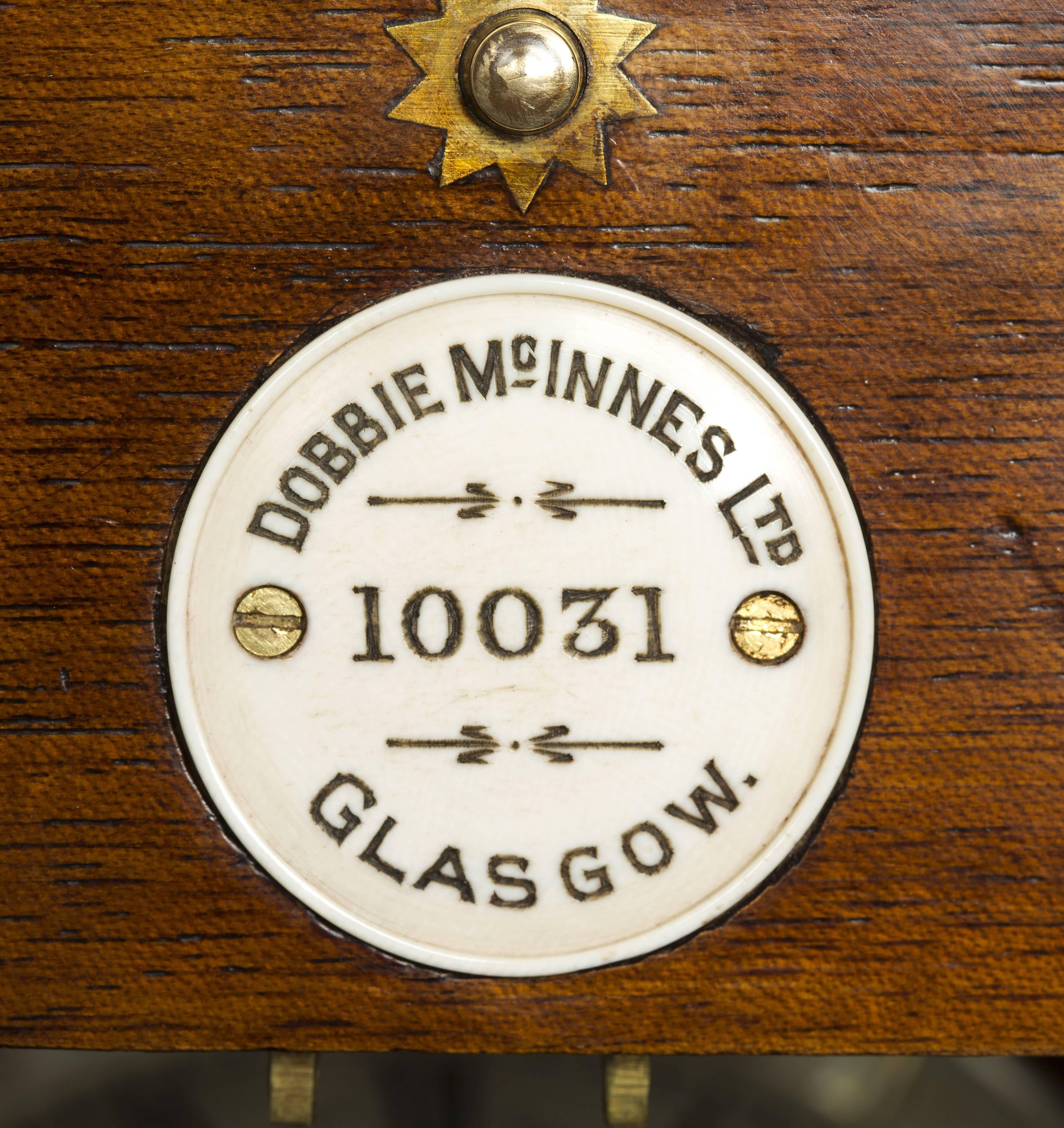 Early 20th Century Antique Marine Chronometer by Dobbie McInnis, Glasgow, circa 1920 For Sale