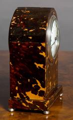 Edwardian Tortoiseshell Mantel Clock