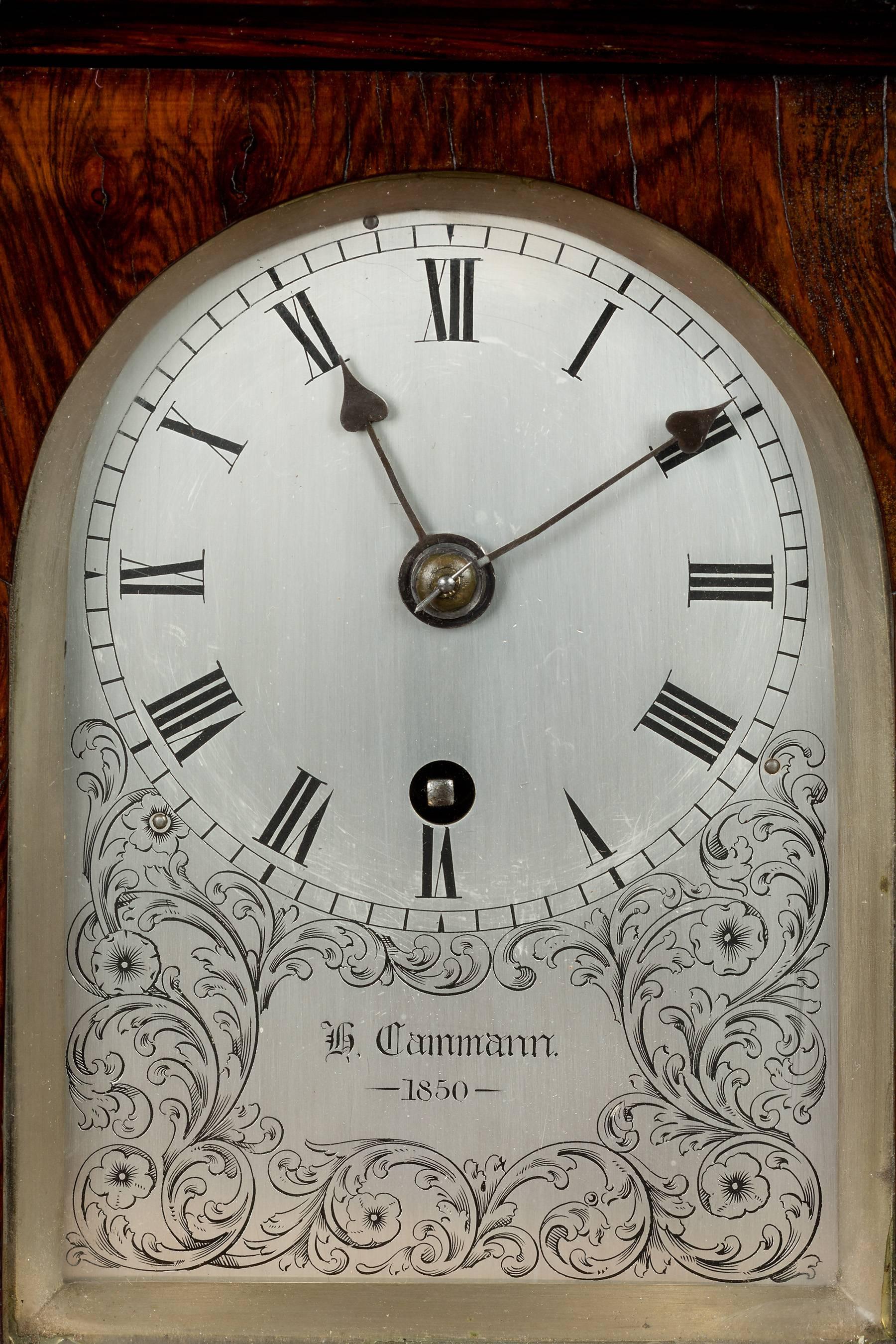 Great Britain (UK) Victorian Miniature Rosewood Bracket Clock For Sale