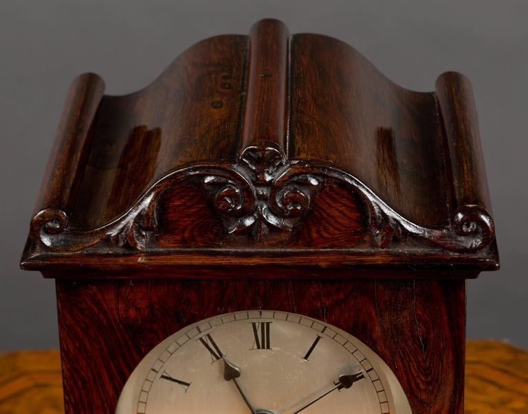 Victorian Miniature Rosewood Bracket Clock For Sale at 1stDibs
