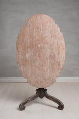 Mid 18th Century Large Swedish Baroque Tilt-Top Table