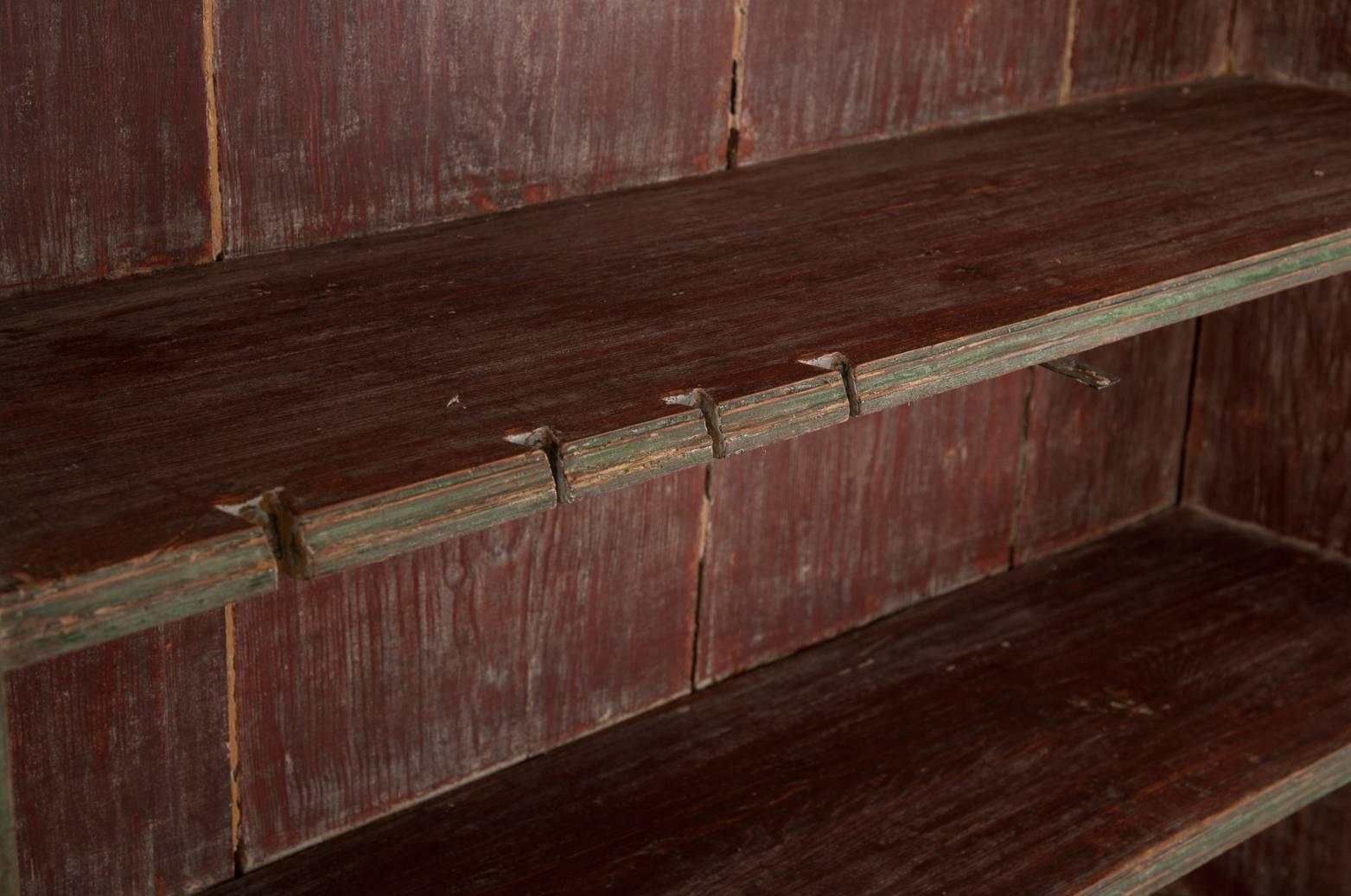 18th Century Wall Cabinet from the Rococo Period with Showcase Doors 1