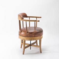 19th Century Gustavian Swivel Chair