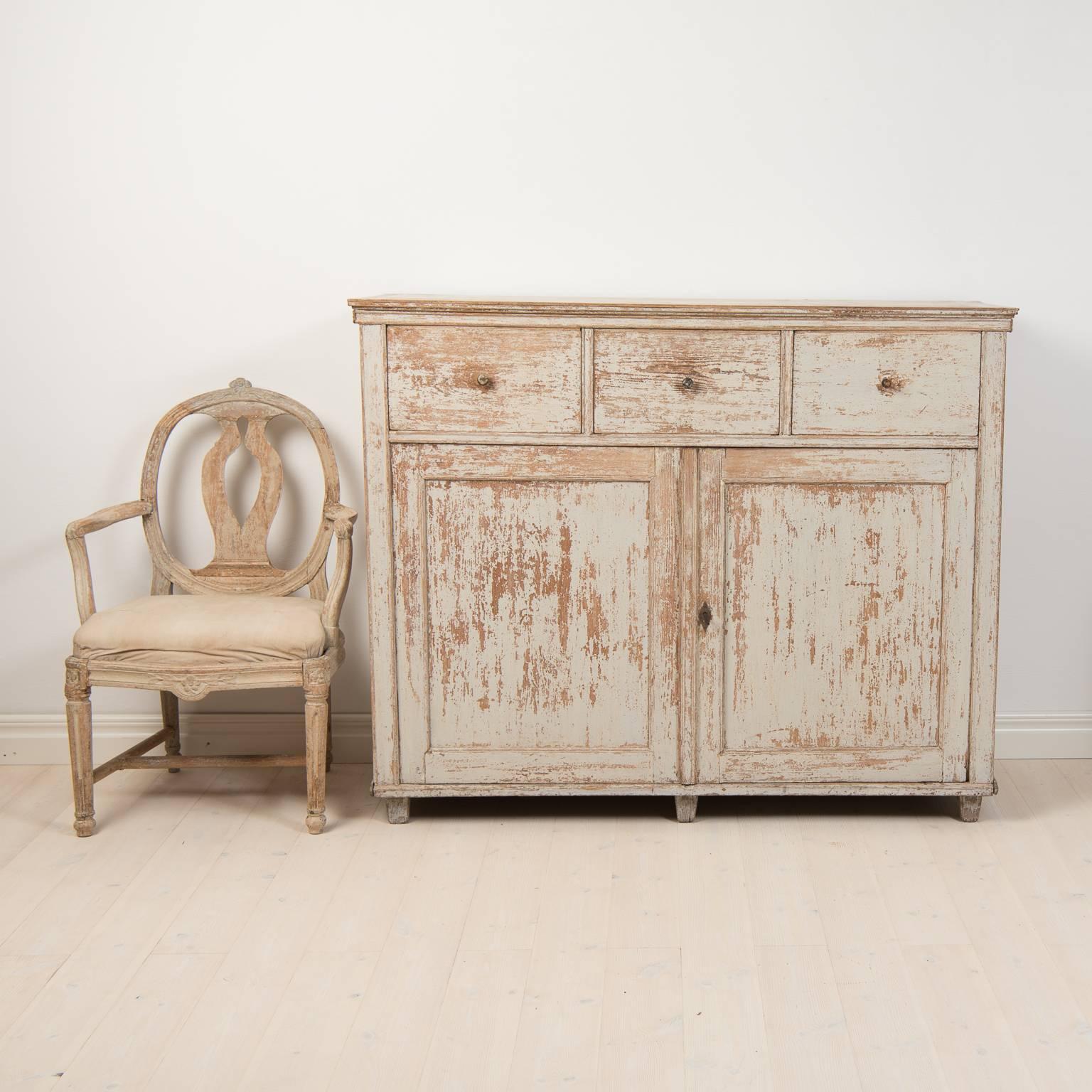 Gustavian Early 19th Century Swedish Sideboard 