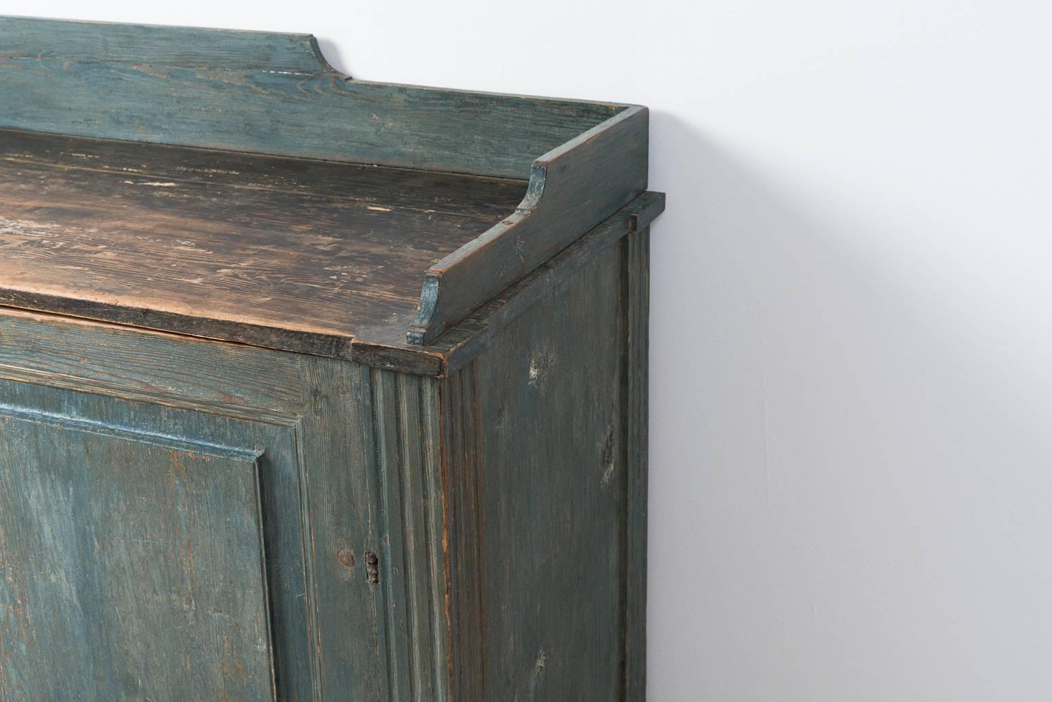 18th Century Gustavian Sideboard Dry Scraped to Original Paint 5