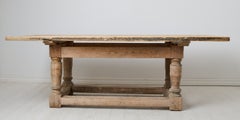 Very Early and Rare Large Baroque Farm Table from Northern Sweden, Circa 1750
