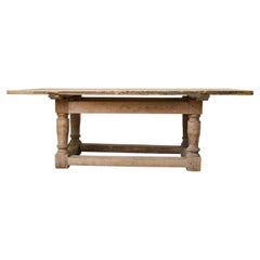 Very Early and Rare Large Baroque Farm Table from Northern Sweden, Circa 1750