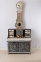 19th Century Swedish Clock Secretary