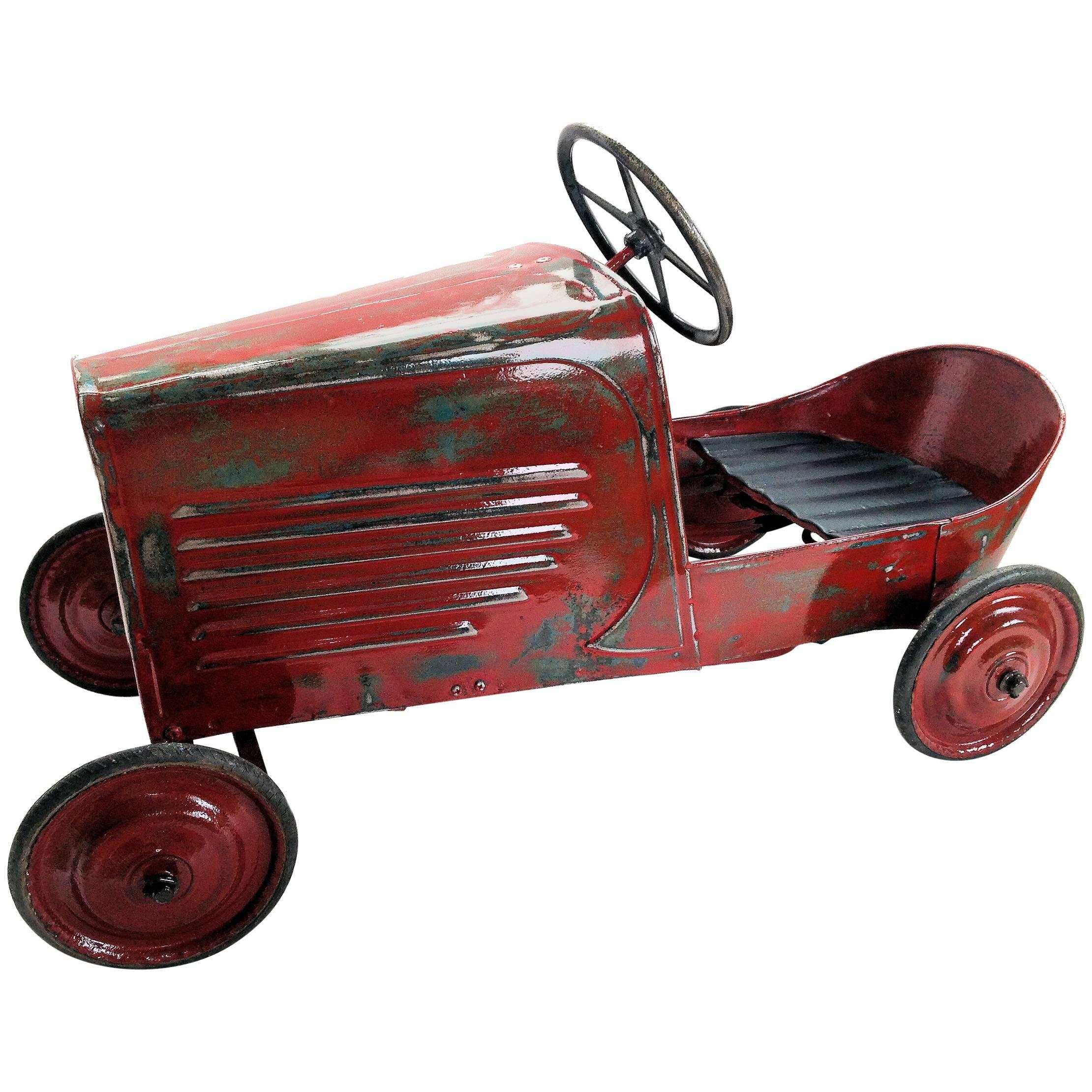 1930s Antique French Child's Pedal Car For Sale at 1stdibs