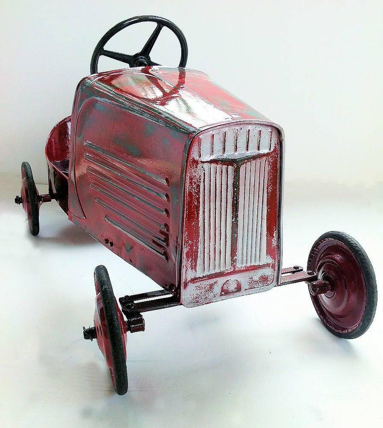 1930s Antique French Child's Pedal Car For Sale at 1stdibs