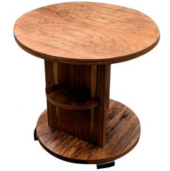 Original 1930s English Art Deco Modernist Occasional Table