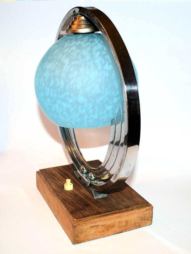 Art Deco French Table Lamp, circa 1930 In Good Condition For Sale In Devon, England