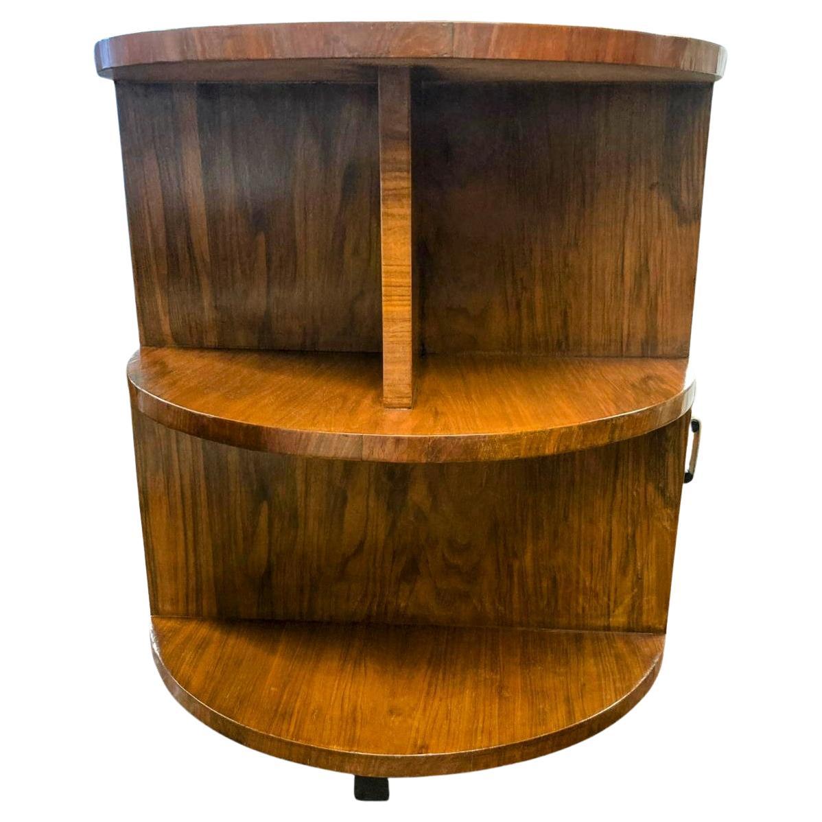 Art Deco English Burl Walnut Sectional Table In Good Condition For Sale In Devon, England