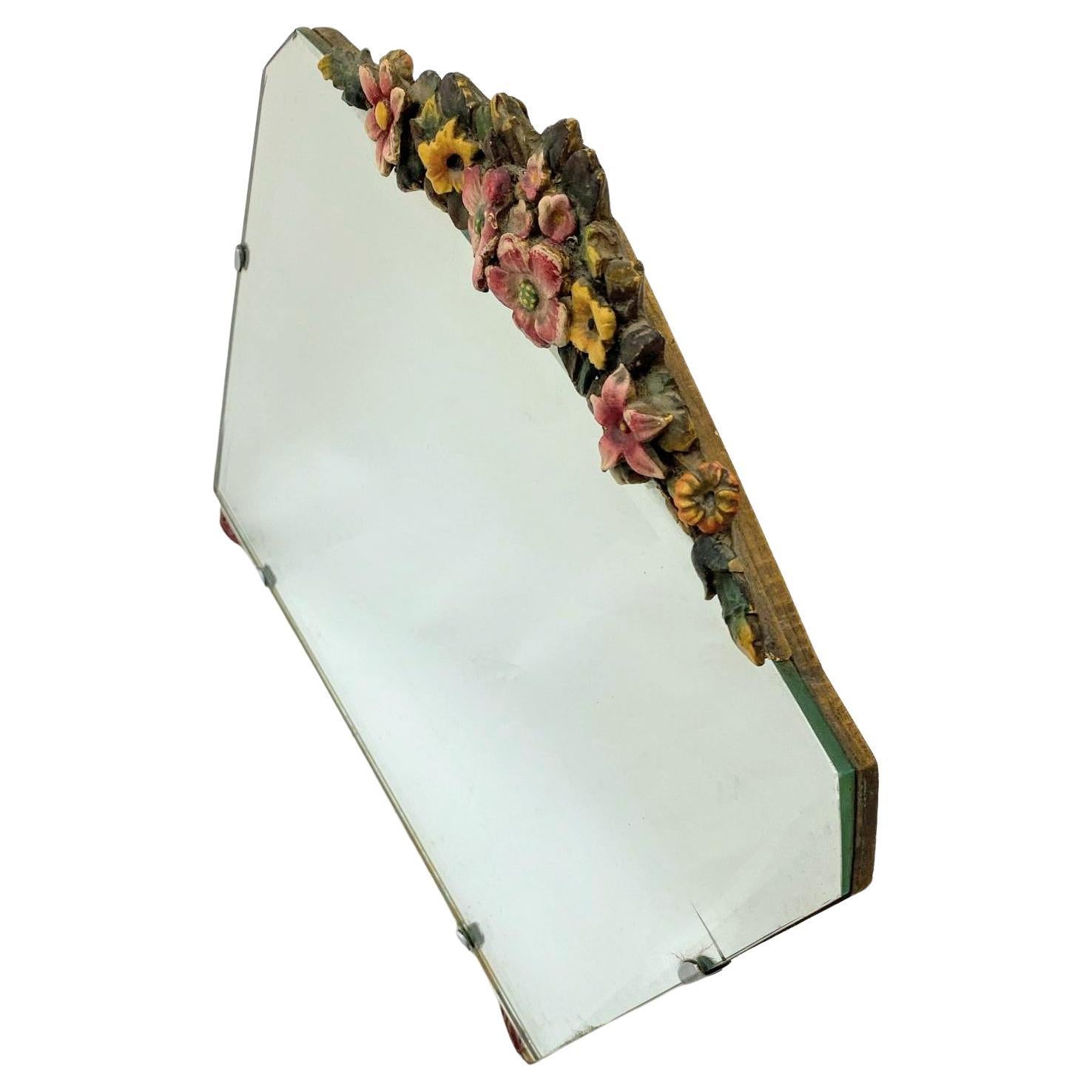Art Déco Art Deco Mirror originale e raro, inglese, 1930 ca. in vendita