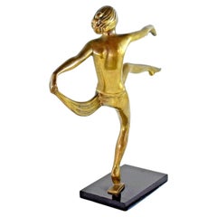 Art Deco Original Josef Lorenzl Female Figurative Dancer, Unsigned , c1930