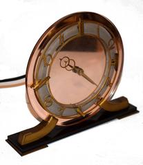 Art Deco Smiths English Mirrored Clock