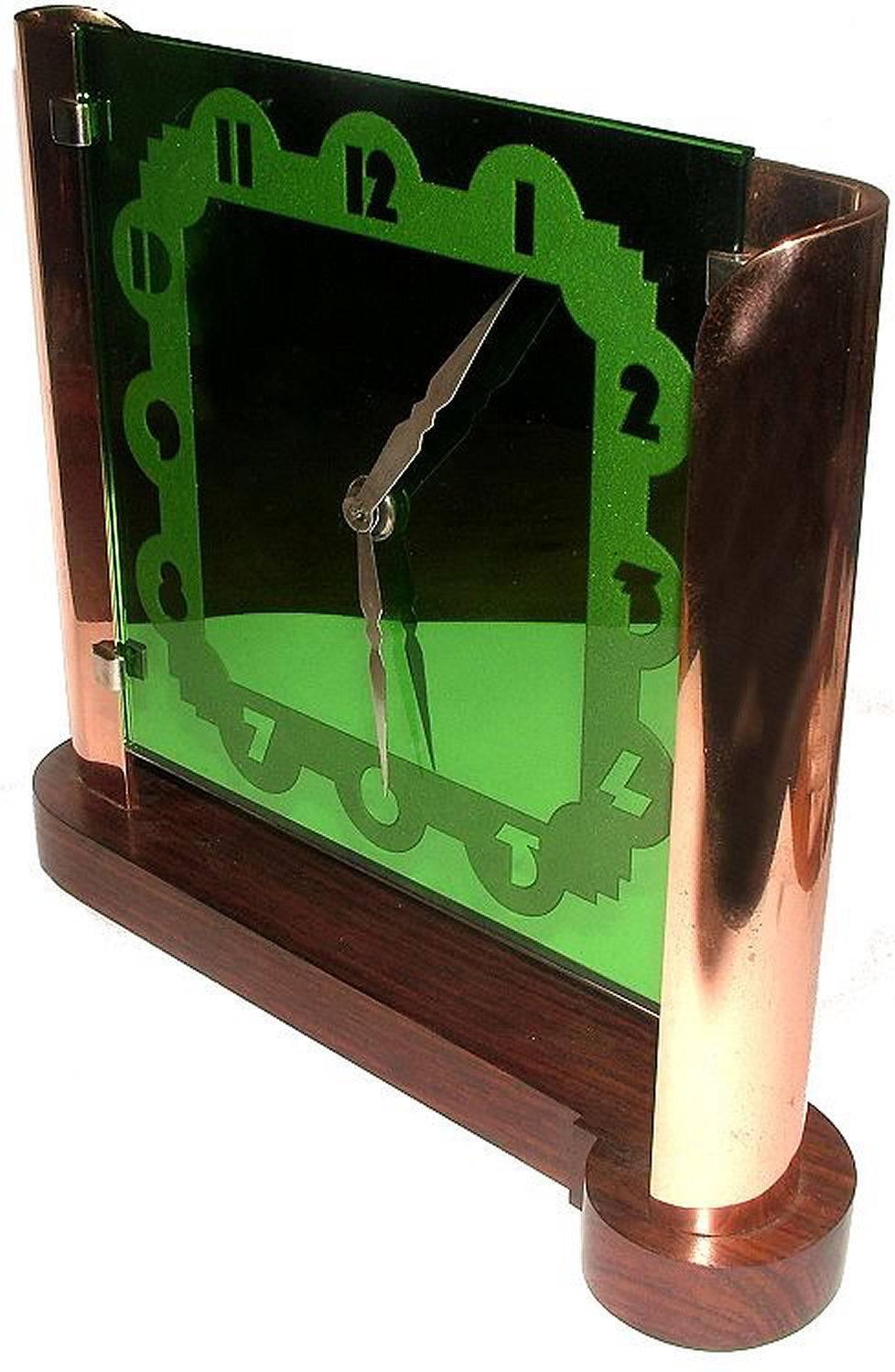 Very large and very rare Art Deco streamline modernist clock.

Aside the appearance and super rarity of this marvellous clock on first viewing, one can't be distracted away from the condition of the clock as well, which for it's 90 odd years is