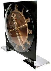 Art Deco Modernist Electric Clock by Temco