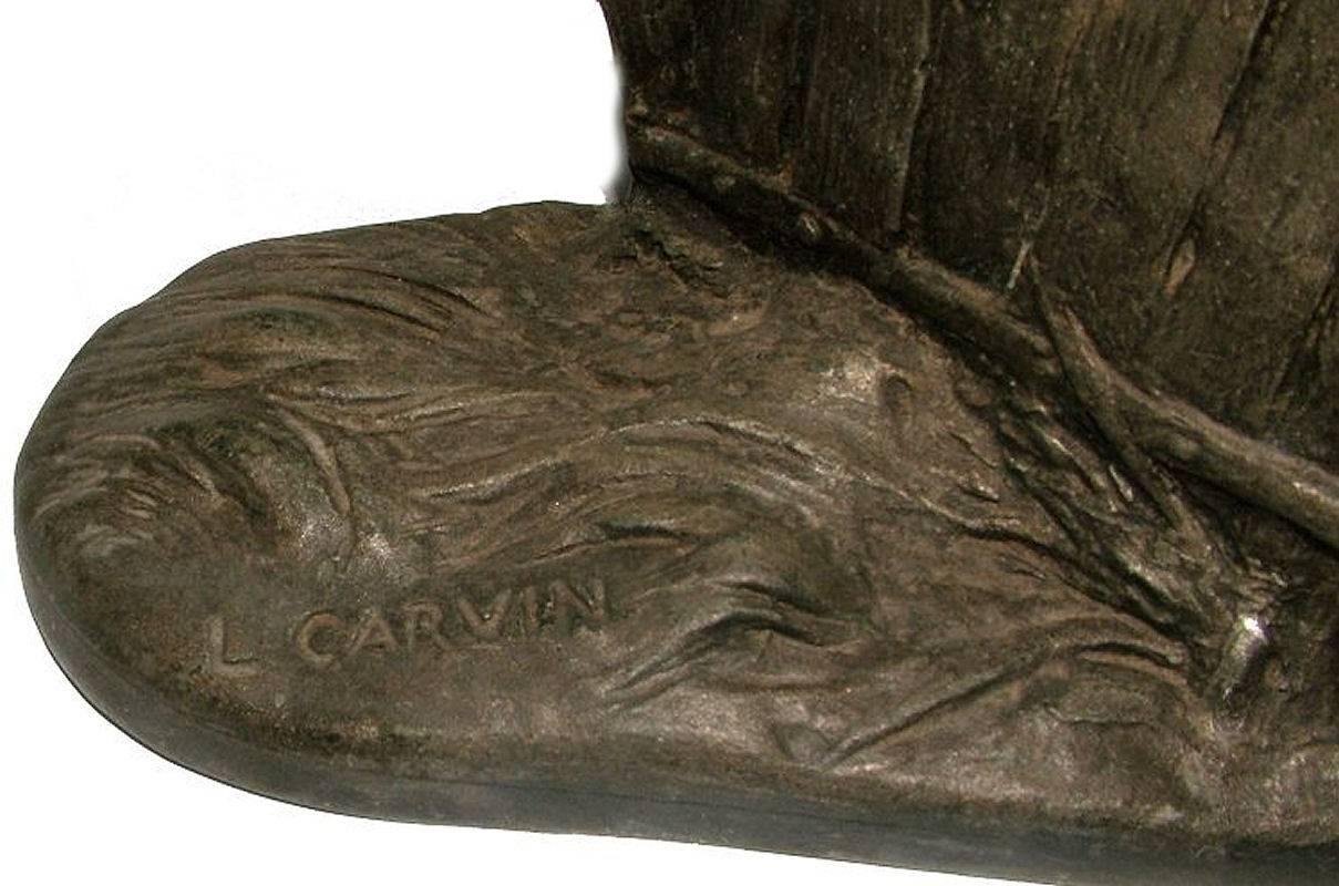 l carvin bronze sculpture