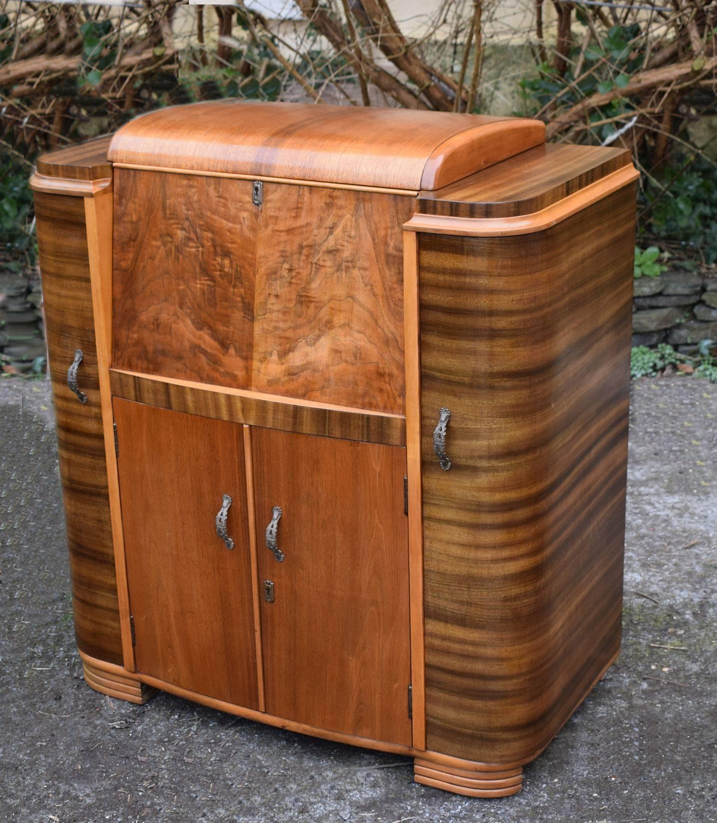 art deco cocktail cabinets